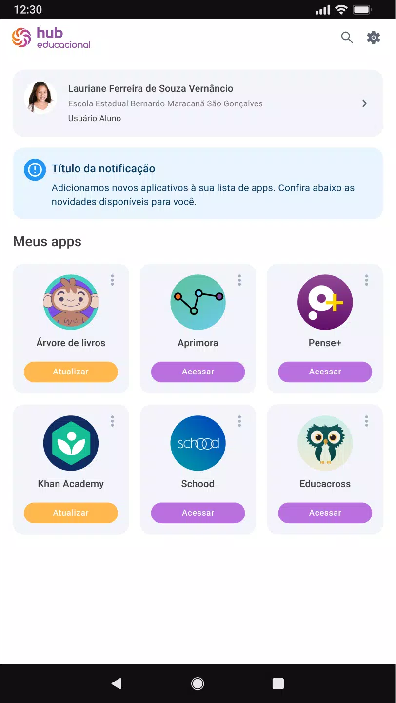 Hub Educacional 螢幕截圖 2