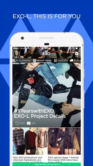 EXO-L Amino for EXO Fans Ekran Görüntüsü 0
