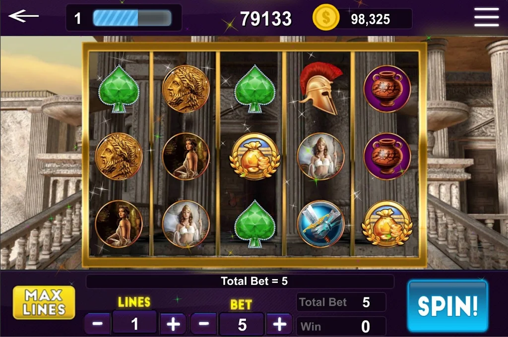 Olympus Slots - Zeus Golden Slot Machine Screenshot 0