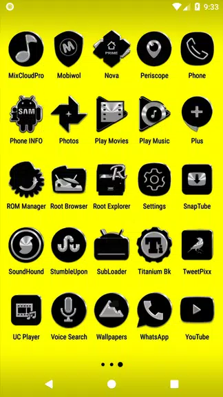 Black Icon Pack 螢幕截圖 2