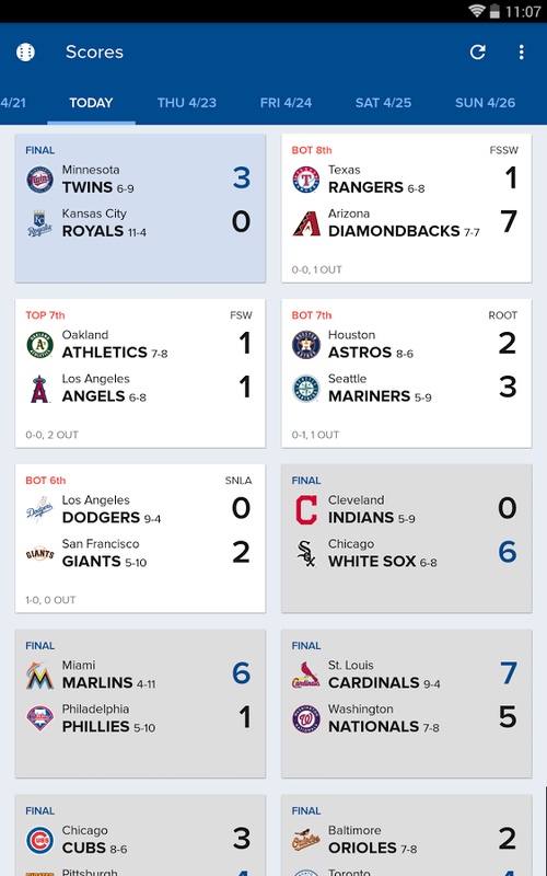 CBS Sports App: Scores & News Captura de pantalla 0