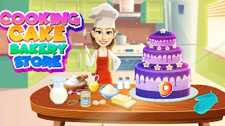 Cooking Cake Bakery Store: Sta 螢幕截圖 0