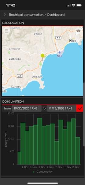 Schermata Expercité IOT Platform 2