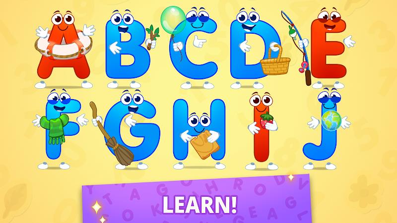 ABC kids! Alphabet, letters Schermafbeelding 2