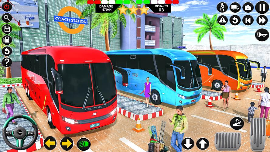 Passenger Bus Driving Games 3D Screenshot 1