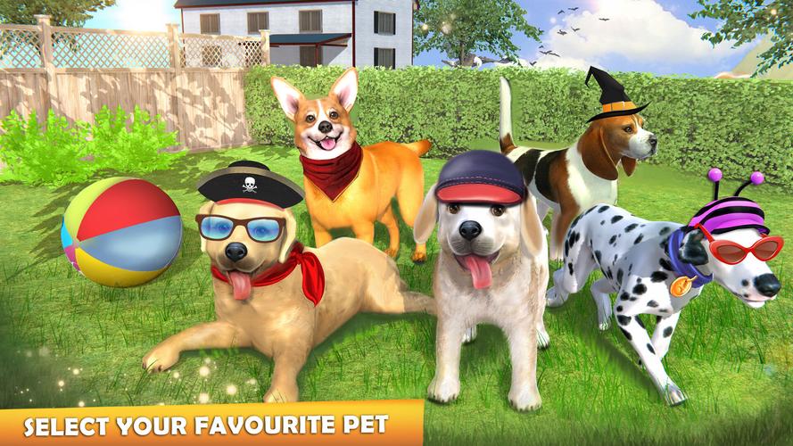 Family Pet Dog Games Schermafbeelding 0