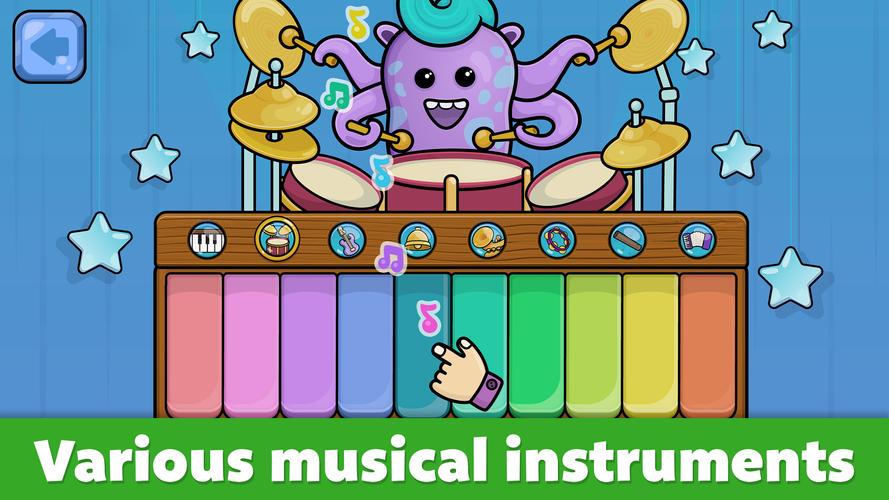 Baby Piano: Kids Music Games Zrzut ekranu 1