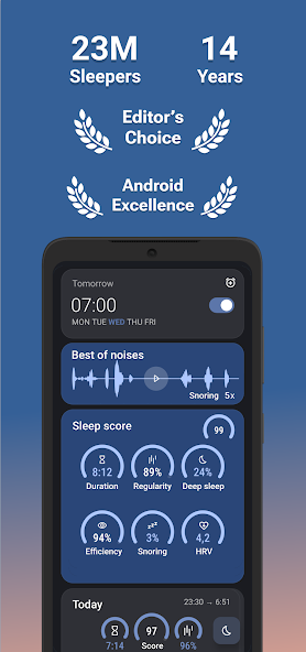 Sleep as Android: Smart alarm Mod Screenshot 0