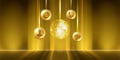 Schermata Golden Disco Vintage Theme 0