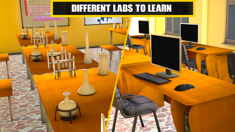 Schermata High School Girl Game: New Family Simulator 2021 1