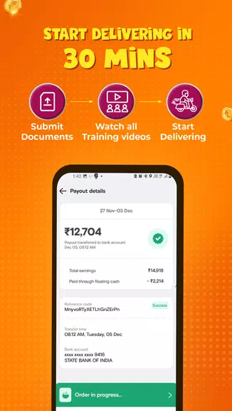 Swiggy Delivery Partner App スクリーンショット 2