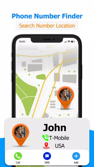 GPS Mobile Number locator App Zrzut ekranu 3