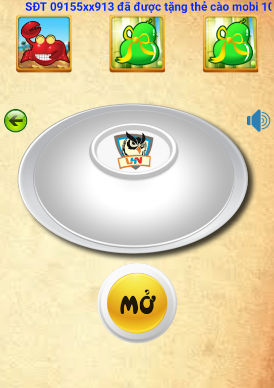 Game Bầu Cua ဖန်သားပြင်ဓာတ်ပုံ 2