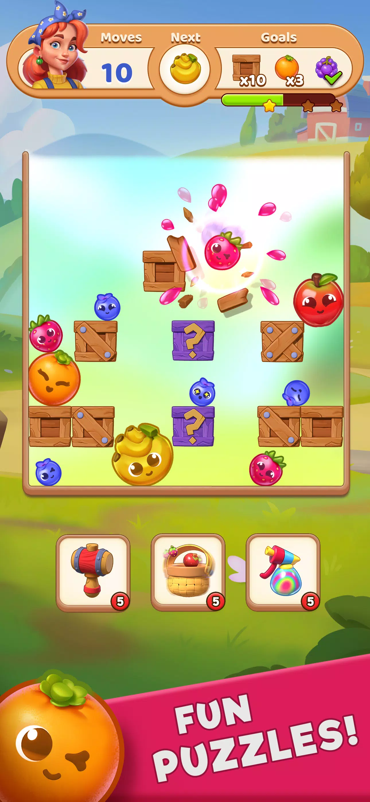 FruitFall! ภาพหน้าจอ 1