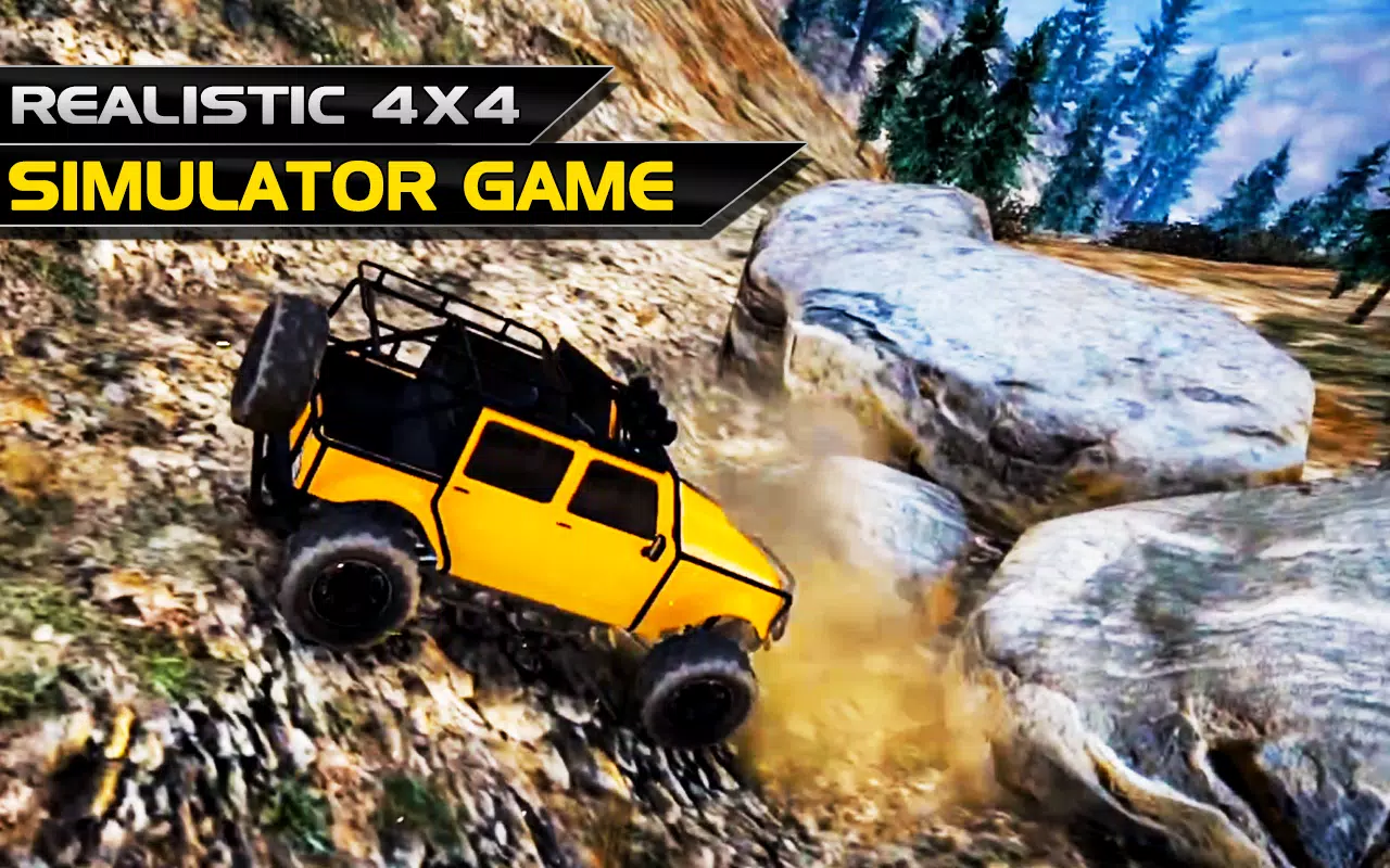 Offroad Jeep Drive 4x4 Offroad Captura de tela 3