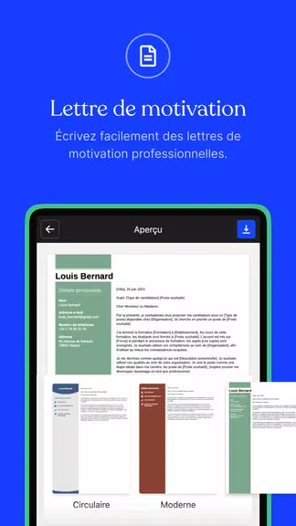 Schermata CV.fr : Créer un CV pro 1