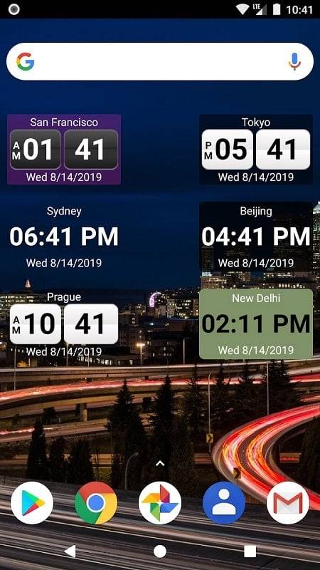 World Clock Widget 2023 Pro ဖန်သားပြင်ဓာတ်ပုံ 1