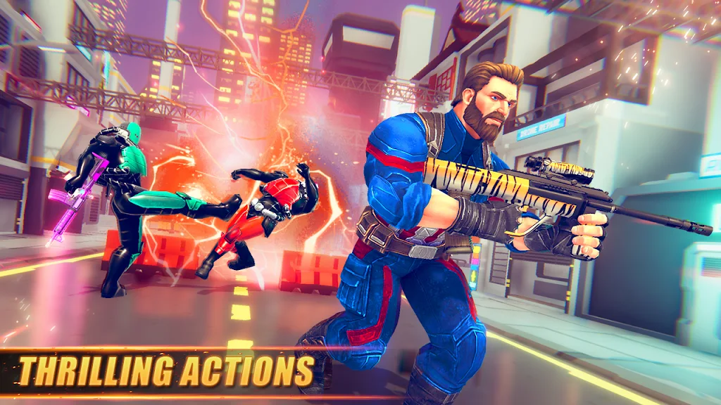 Superhero FPS Shooting Battles应用截图第0张