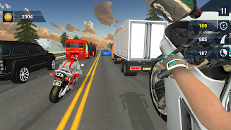 Endless Moto Traffic Racer 3D Tangkapan skrin 3