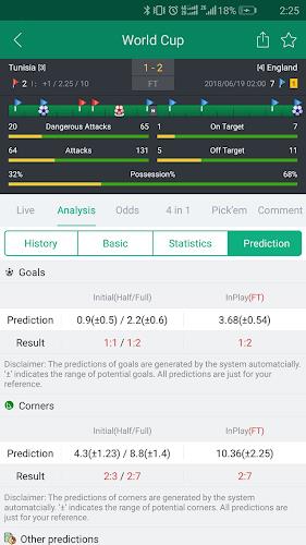 Soccer Predictions, Betting Tips and Live Scores ภาพหน้าจอ 1