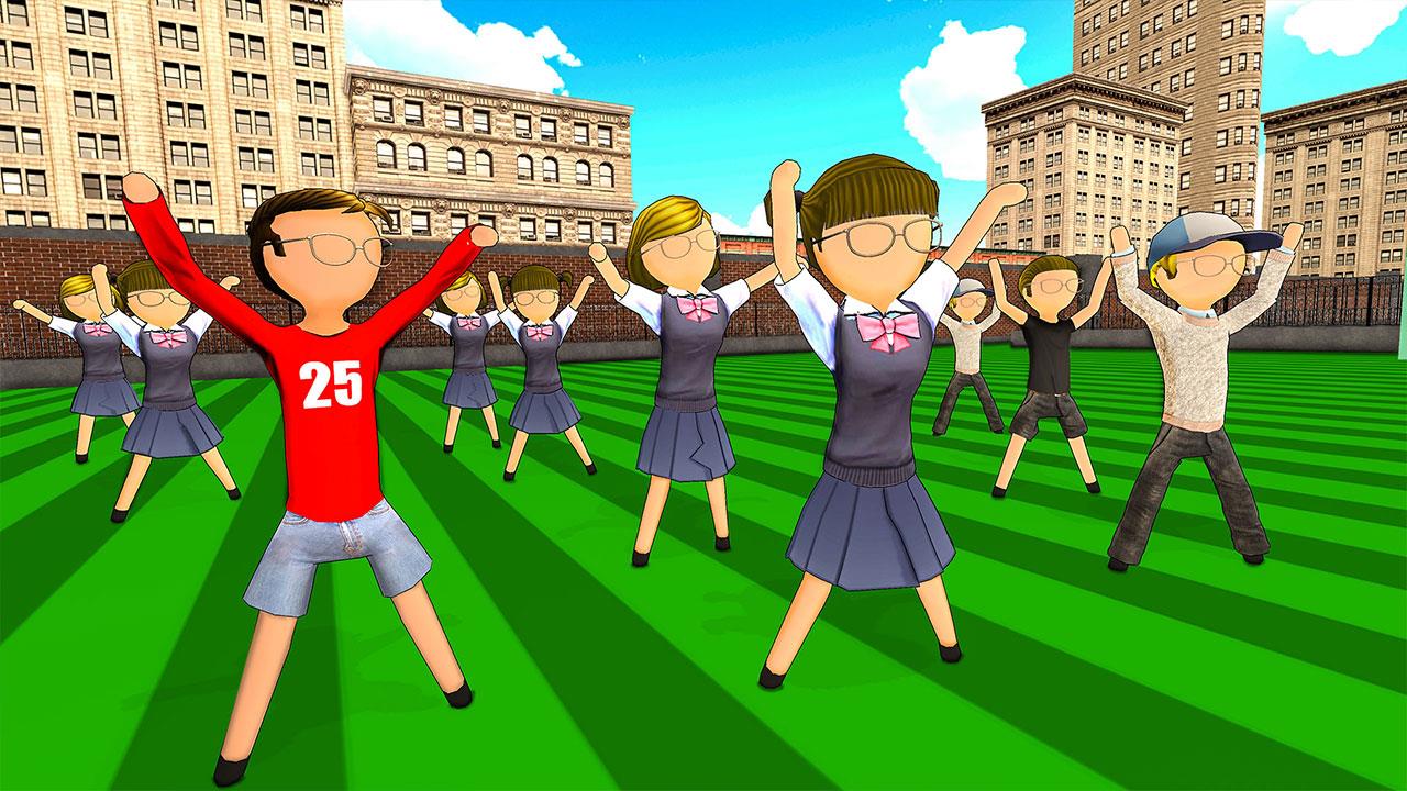 Stickman High School Girl Game Schermafbeelding 2