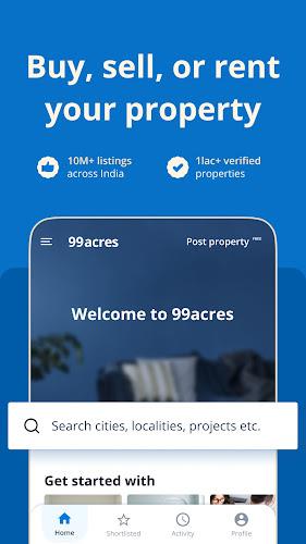 99acres Buy/Rent/Sell Property স্ক্রিনশট 0