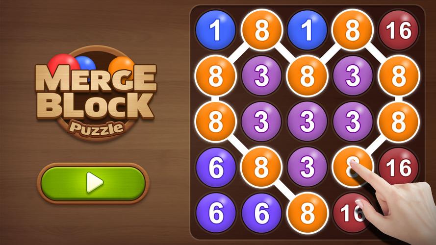 Merge bubble - Number game ဖန်သားပြင်ဓာတ်ပုံ 0