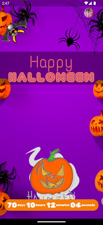 How long until Halloween? Скриншот 1