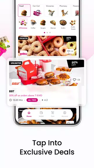 Cari: The best food delivered应用截图第2张