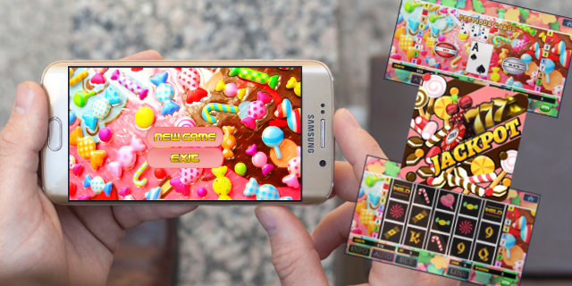 SUPER BIG WIN SLOTS : Jackpot Candy Slot Machine Schermafbeelding 0