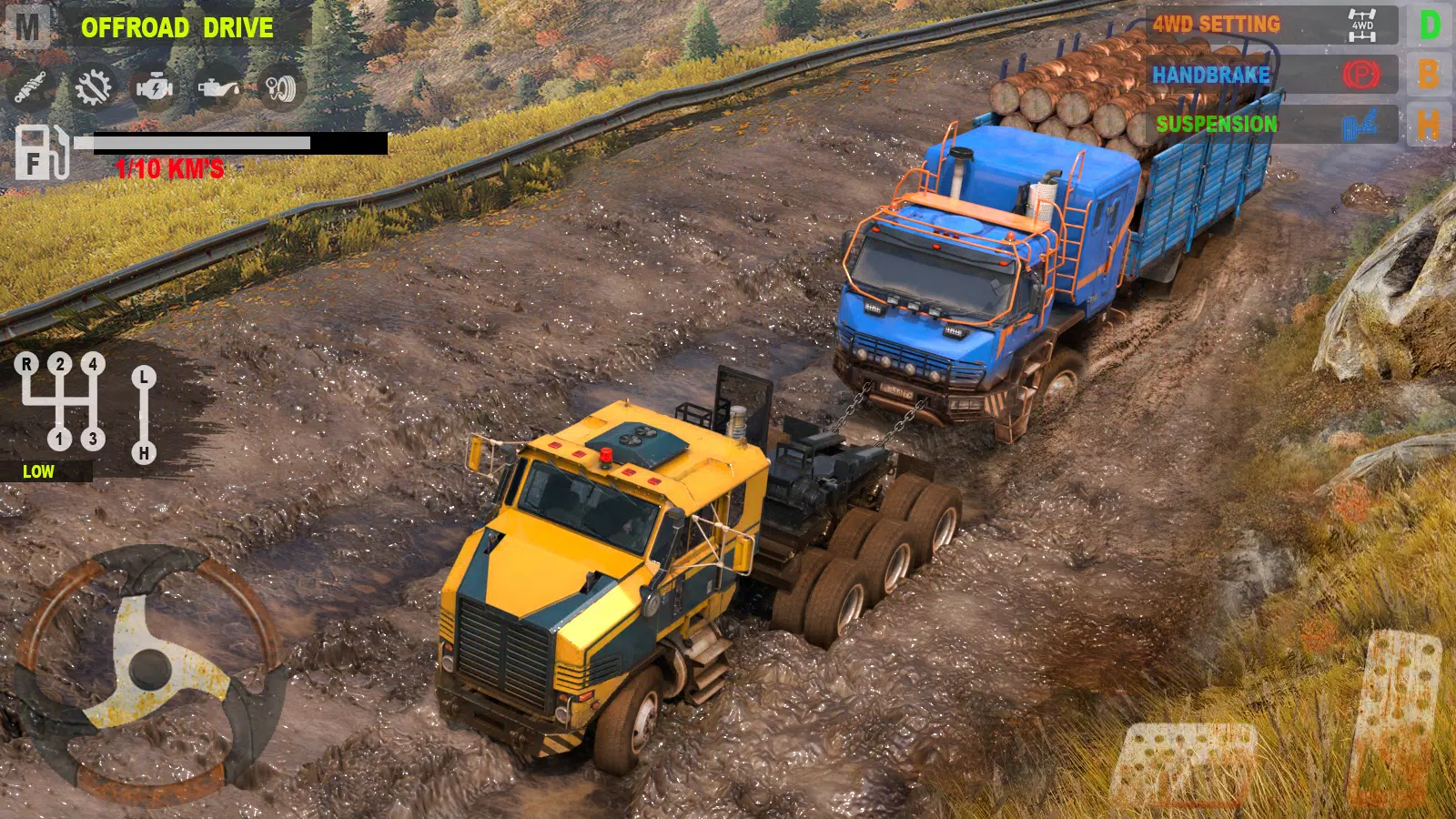 Offroad Mudrunner Games 3D 螢幕截圖 0