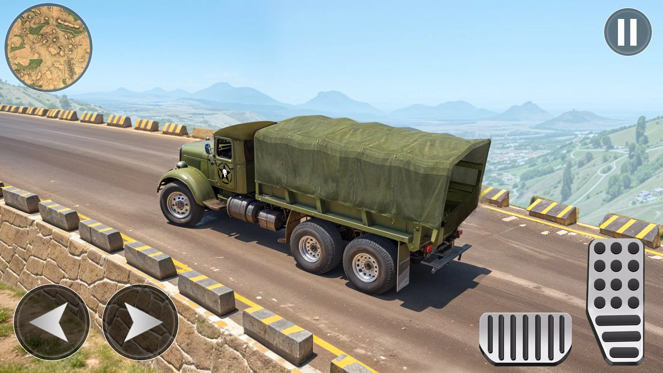 Army Cargo Truck Driving Games Tangkapan skrin 2