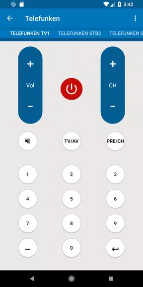 Telefunken TV Remote 스크린샷 3