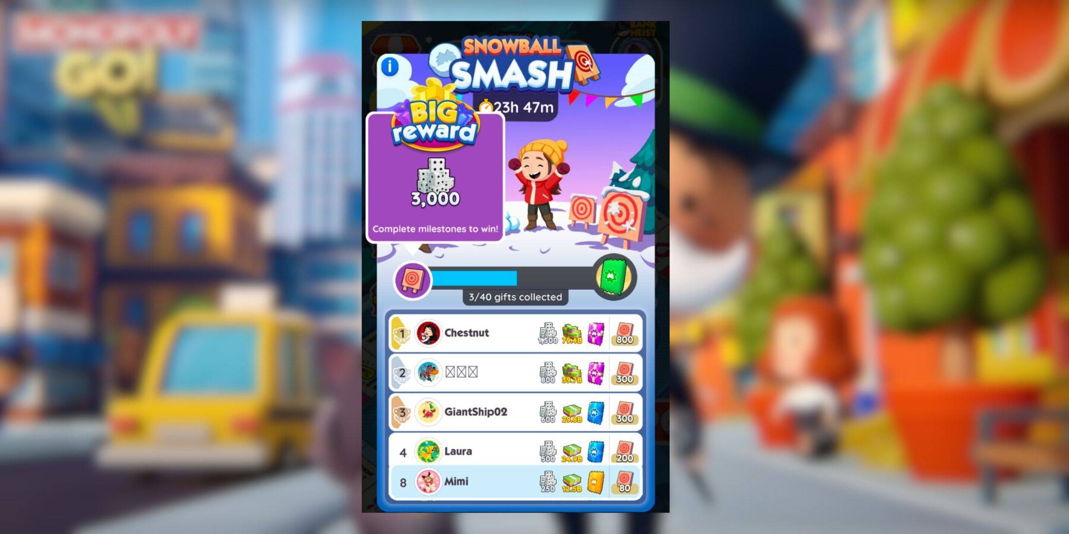 Monopoly Go End Enters Snowball Smash Event