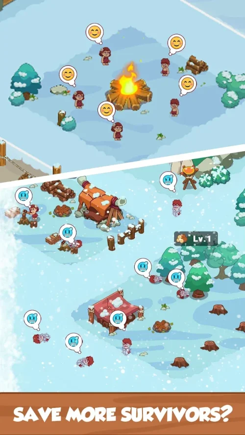 Icy Village: Tycoon Survival Capture d'écran 2