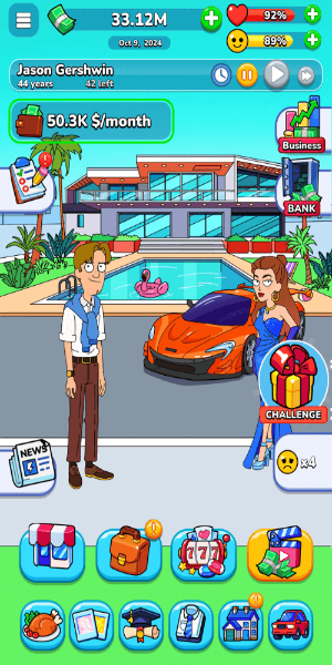 Mr.Billion: Idle Rich Tycoon ภาพหน้าจอ 1