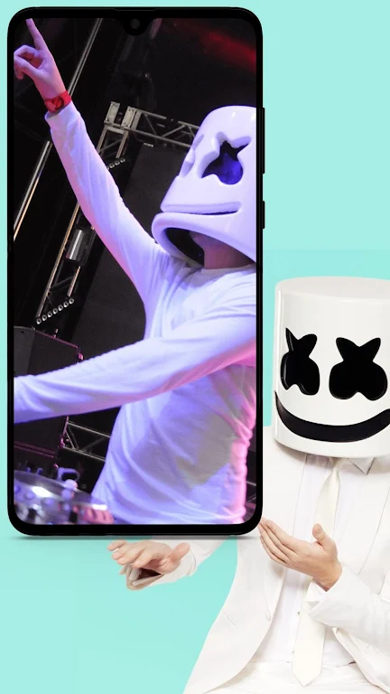 Marshmello Wallpaper स्क्रीनशॉट 3