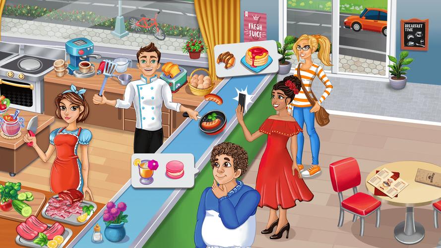 Master Chef Kitchen Games Cook 螢幕截圖 1