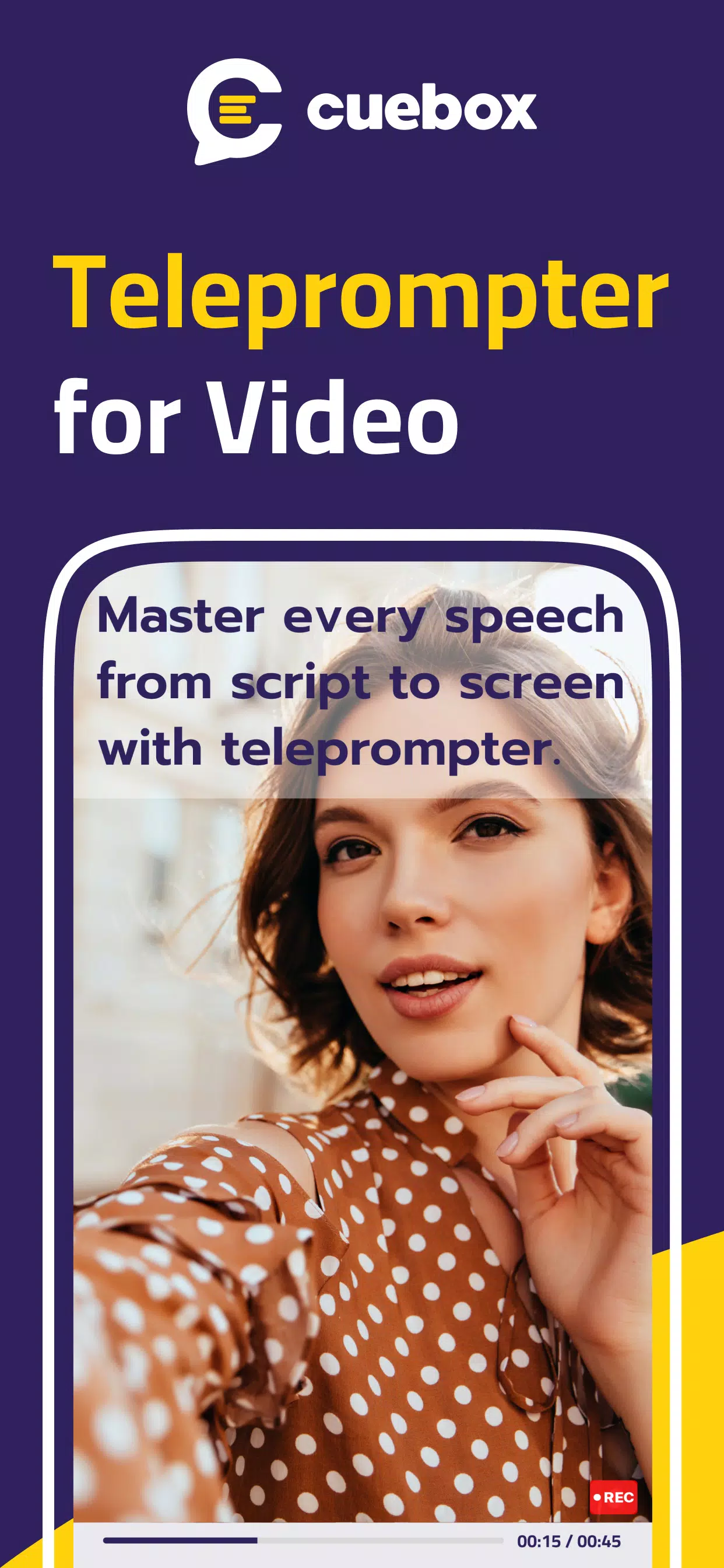 Teleprompter for Video: CUEBOX Ảnh chụp màn hình 0