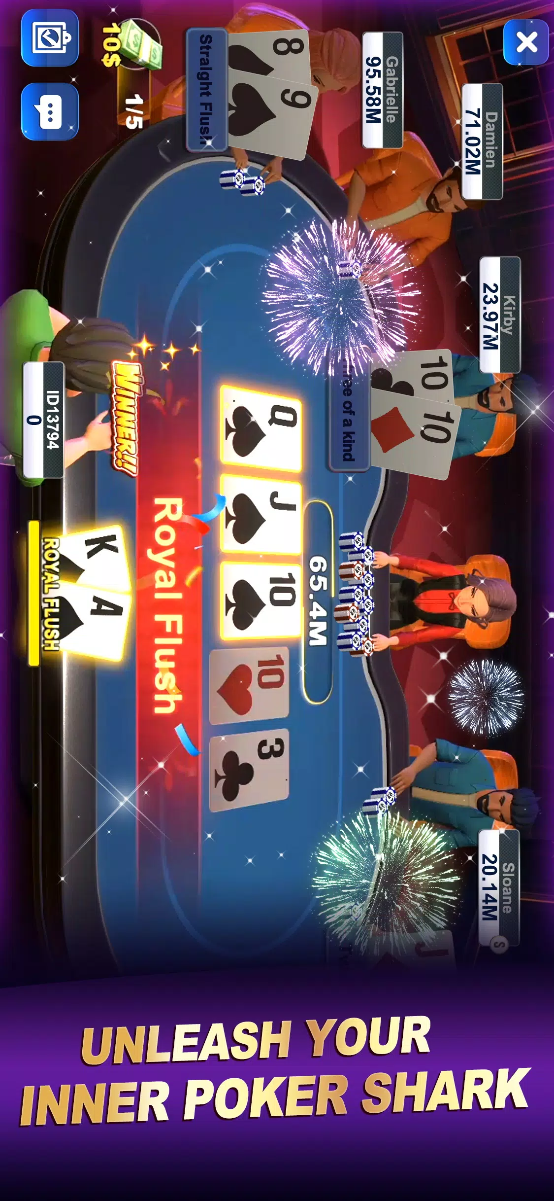 Poker World-Hold'em Frenzy Screenshot 1