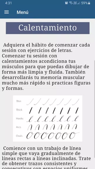 Schermata Cómo hacer escritura lettering 2