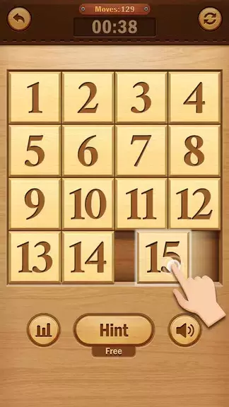 Number Puzzle - Sliding Puzzle Скриншот 1