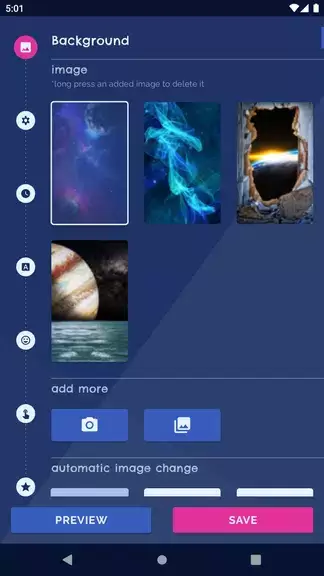 Galaxy Universe Live Wallpaper Captura de pantalla 0