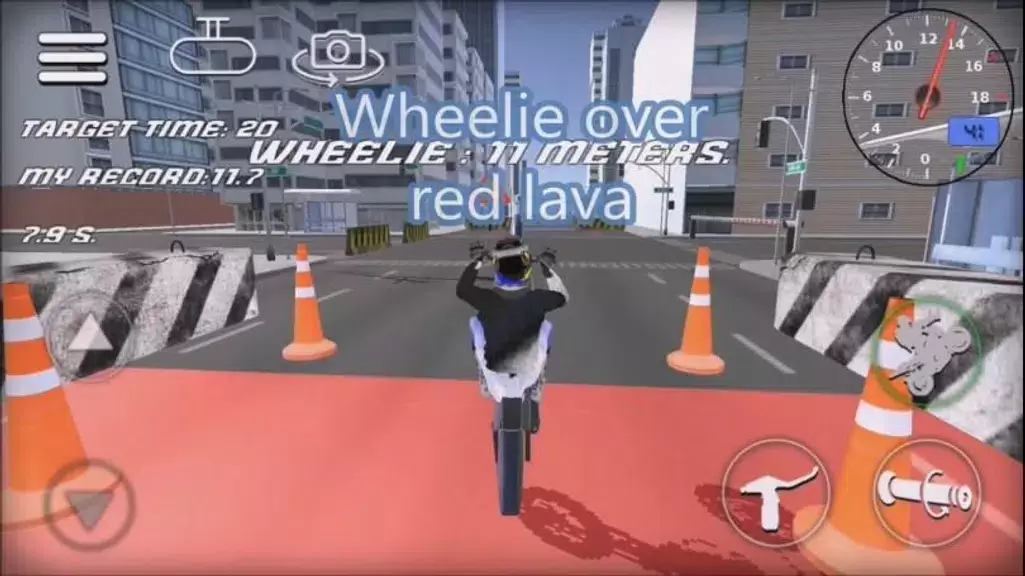 Wheelie Bike 3D game Schermafbeelding 3