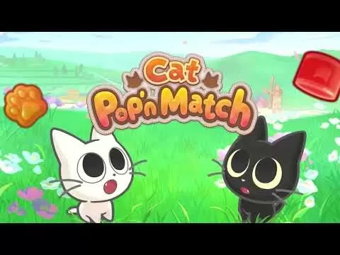 Ash & Snow match-three puzzle game featuring adorable kittens