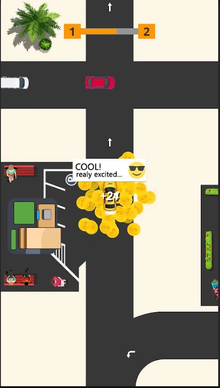 Idle Taxi: Driving Simulator Tangkapan skrin 1