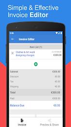 InvoiceTemple: Invoice billing ဖန်သားပြင်ဓာတ်ပုံ 1