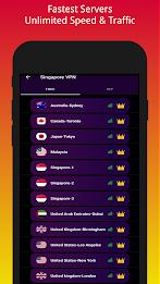 Singapore Fast VPN:Safer VPN Captura de tela 2