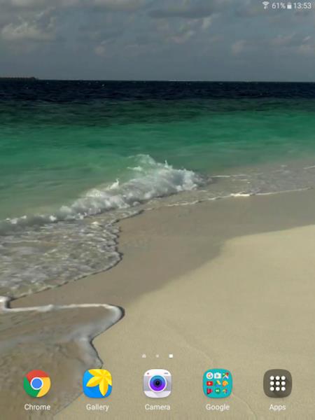 Tropical Beach Live Wallpaper 螢幕截圖 3