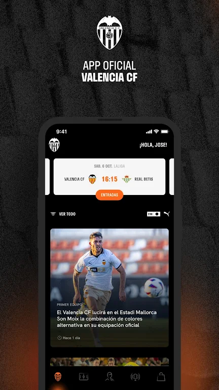 Valencia CF - Official App 螢幕截圖 0